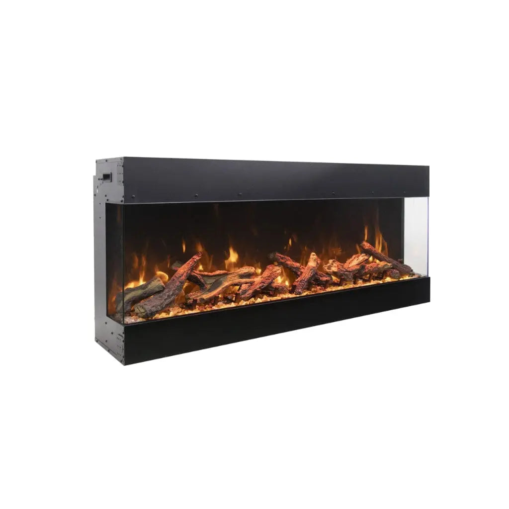 Amantii Tru View Bespoke 55" 3-Sided Indoor/Outdoor Electric Fireplace TRV-55-BESPOKE