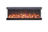 Amantii Tru View Bespoke 85" 3-Sided Indoor/Outdoor Electric Fireplace TRV-85-BESPOKE