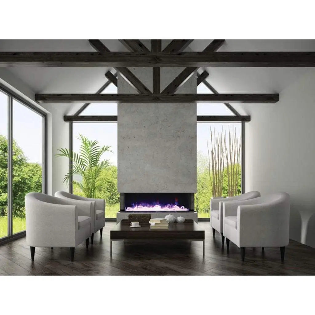 Amantii TRU-View XL Deep 50” Built-In Three-Sided Electric Fireplace