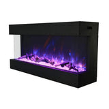 Amantii TRU-View XL Deep 50” Built-In Three-Sided Electric Fireplace