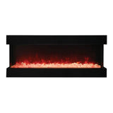 Amantii Tru-View XL Deep 60" Built-In Three Sided Electric Fireplace