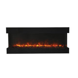 Amantii Tru-View XL Deep 60" Built-In Three Sided Electric Fireplace