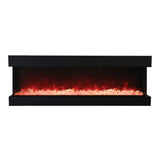 Amantii Tru-View XL Deep 72" Built-In Three Sided Electric Fireplace