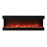 Amantii Tru-View XL Deep 72" Built-In Three Sided Electric Fireplace