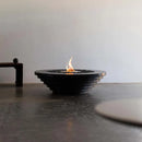 HearthArtSinn Volcano 12 Metal Rock Finish Stepped Gas Fire Pit