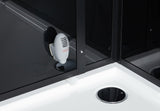 Maya Bath Platinum Anzio-L 57″ × 37″ × 88″ Steam Shower