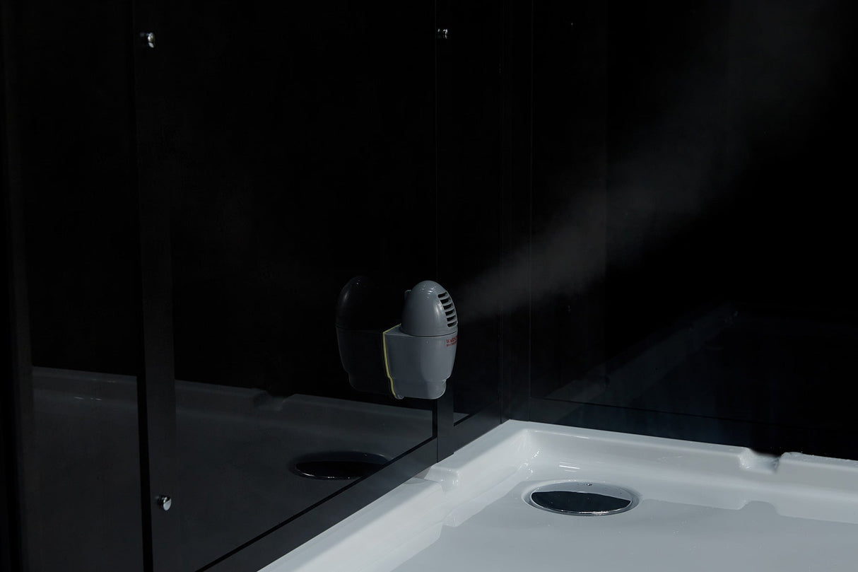 Maya Bath Platinum Anzio-R 57″ × 37″ × 88″ Steam Shower
