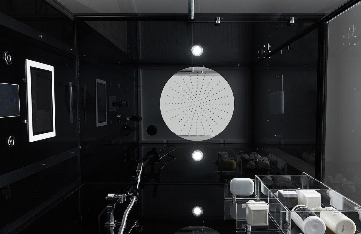 Maya Bath Platinum Anzio-R 57″ × 37″ × 88″ Steam Shower