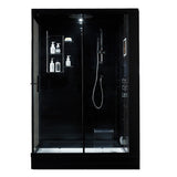 Maya Bath Platinum Anzio-R 57″ × 37″ × 88″ Steam Shower
