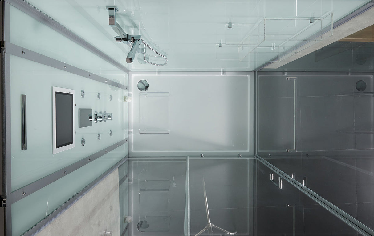 Maya Bath Platinum Anzio-R 57″ × 37″ × 88″ Steam Shower