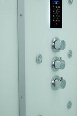 Maya Bath Platinum Anzio-R 57″ × 37″ × 88″ Steam Shower