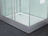 Maya Bath Platinum Anzio-L 57″ × 37″ × 88″ Steam Shower