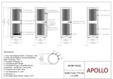 APOLLO Stainless Buffer Tank - 175/250gal