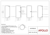 APOLLO Stainless Buffer Tank - 175/250gal