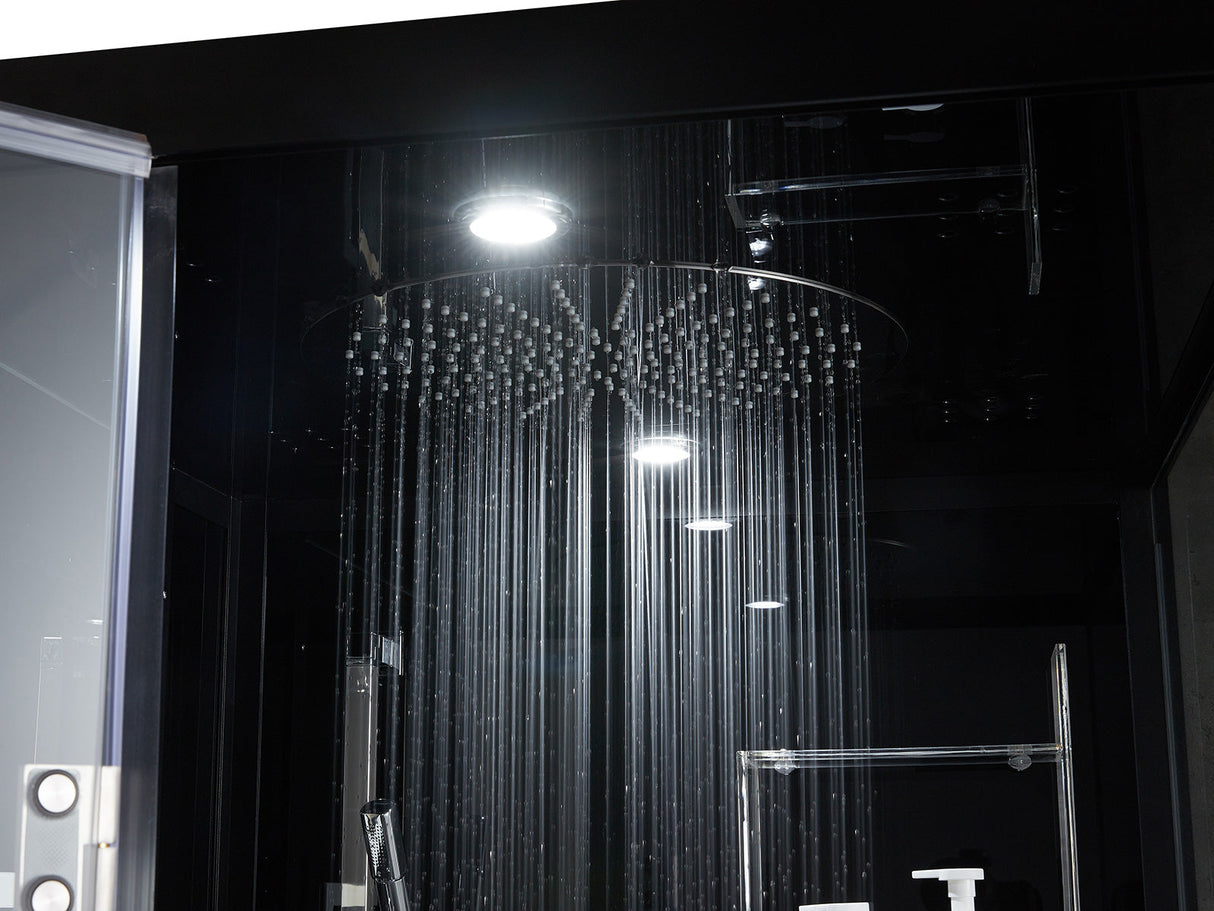 Maya Bath Platinum Arezzo‑R 37″ × 37″ × 88″ Steam Shower