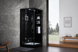 Maya Bath Platinum Arezzo‑L 37″ × 37″ × 88″ Steam Shower