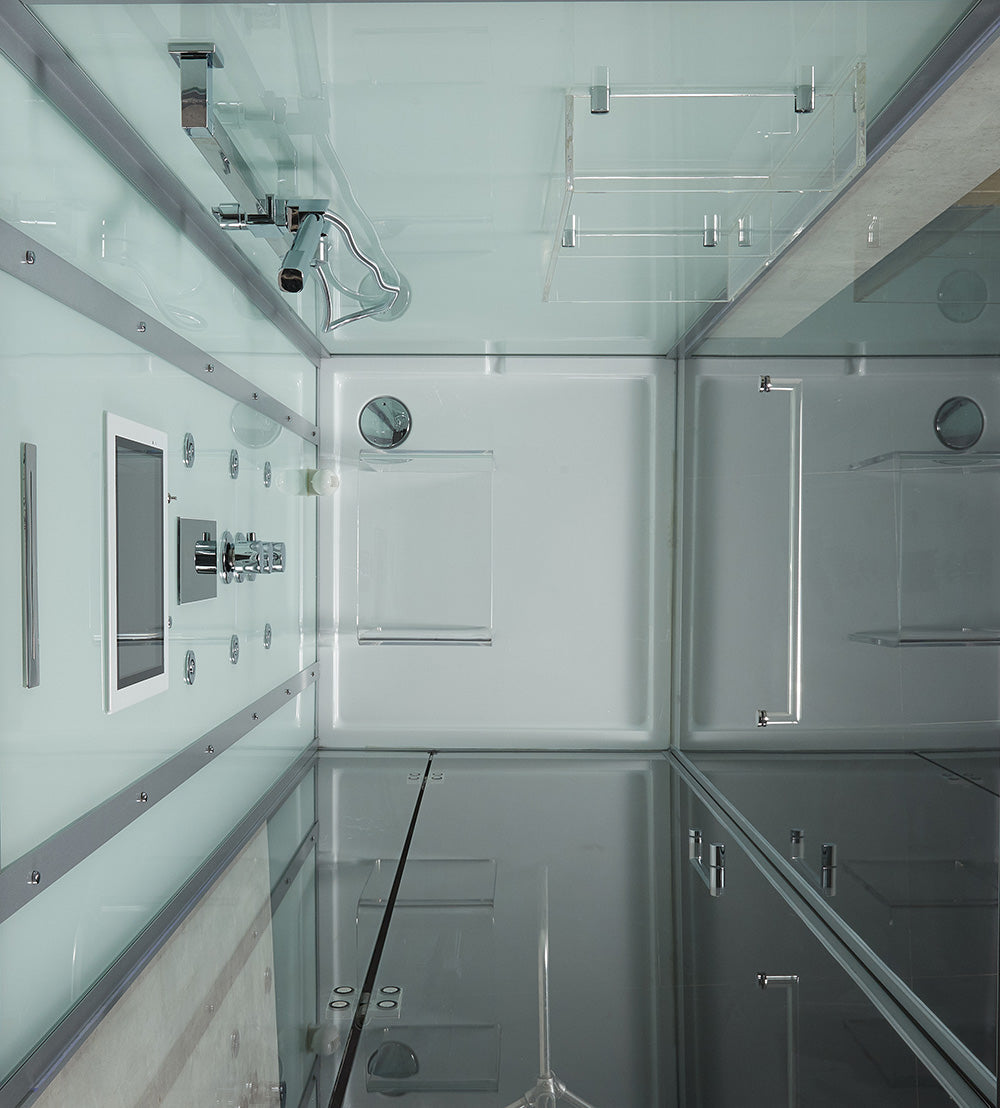 Maya Bath Platinum Arezzo‑R 37″ × 37″ × 88″ Steam Shower