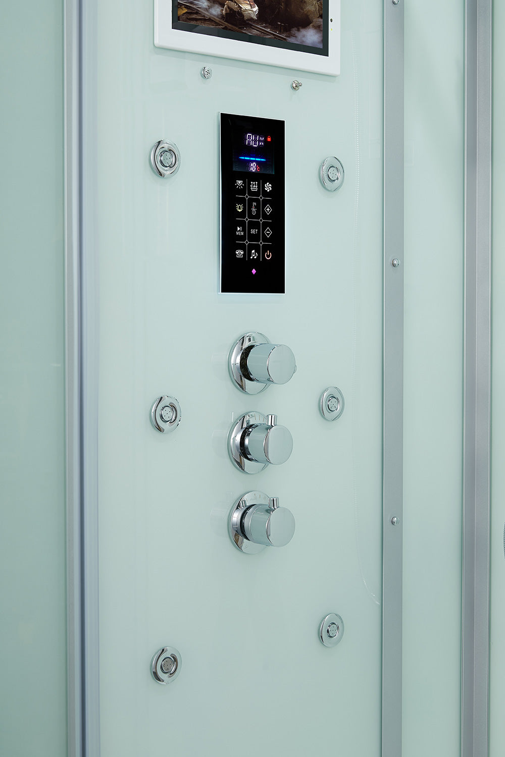 Maya Bath Platinum Arezzo‑R 37″ × 37″ × 88″ Steam Shower