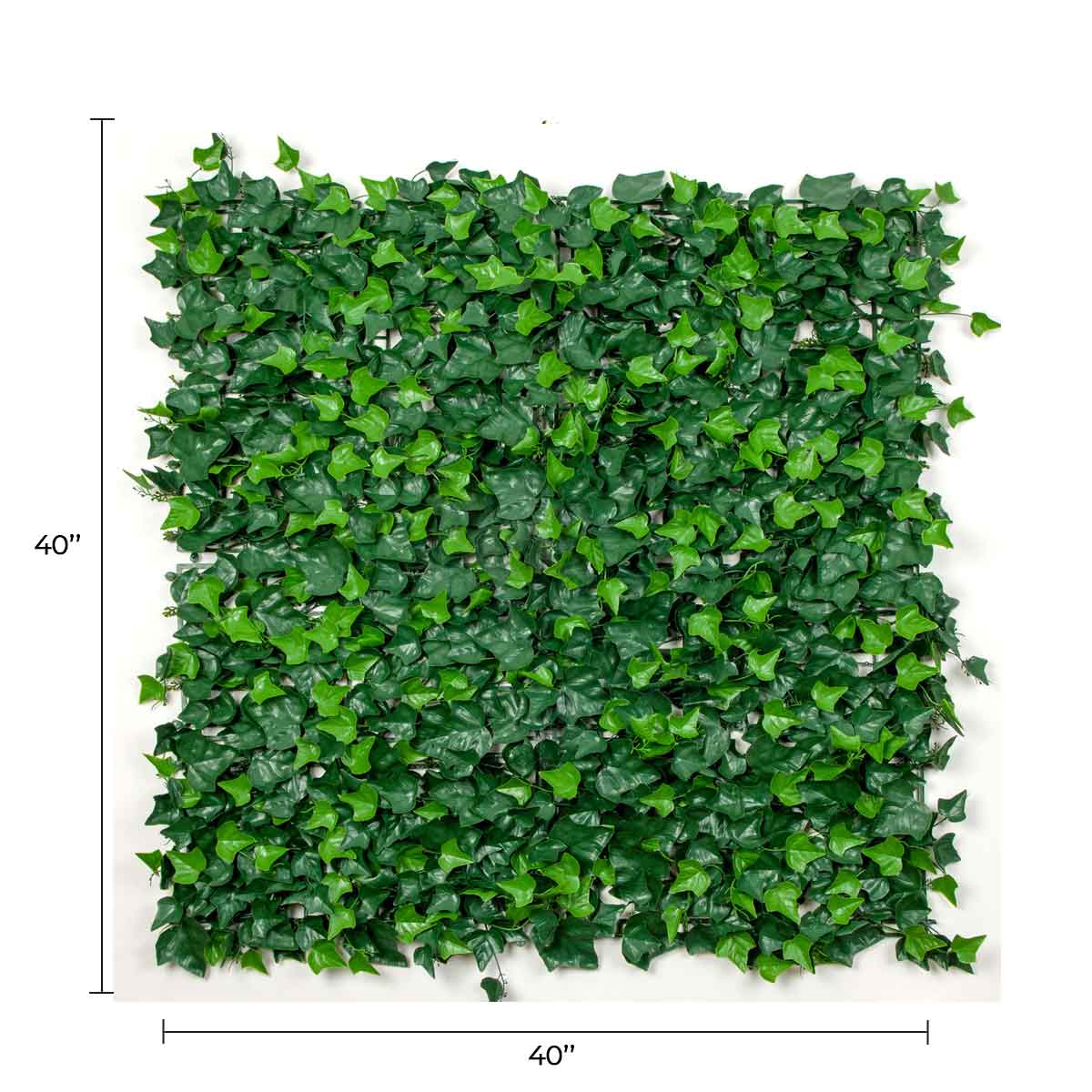 Designer Plants USA Artificial Boston Ivy Green Wall 40 x 40 Commercial Grade UV Resistant