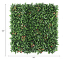 Designer Plants USA Artificial Photinia Hedge Panel 40 x 40 Commercial Grade UV Resistant