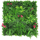 Designer Plants USA Luxury Pink Sensation Artificial Green Wall 40" x 40" Commercial Grade