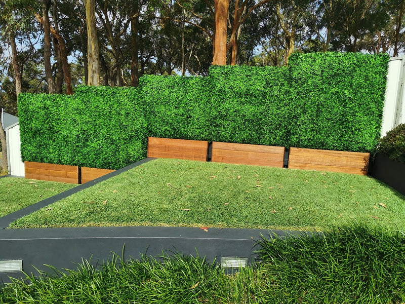 Designer Plants USA Premium Bright Artificial Boxwood Wall 40" x 40" Commercial Grade