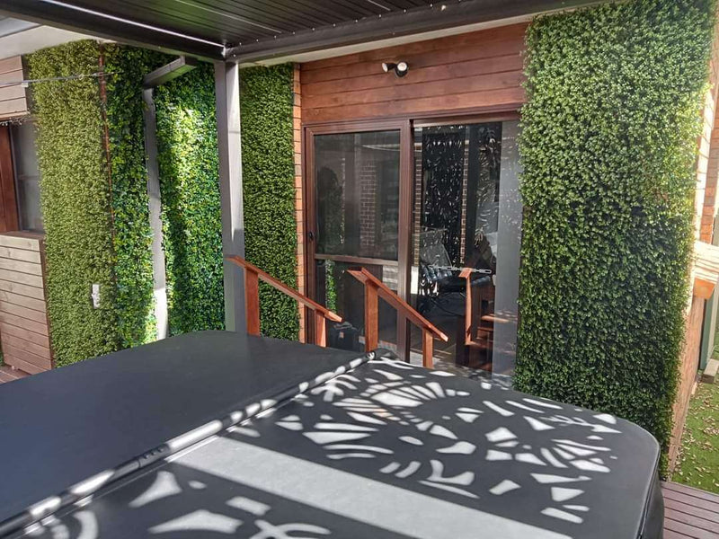 Designer Plants USA Natural Artificial Boxwood Wall 40"x40" Commercial Grade UV Resistant