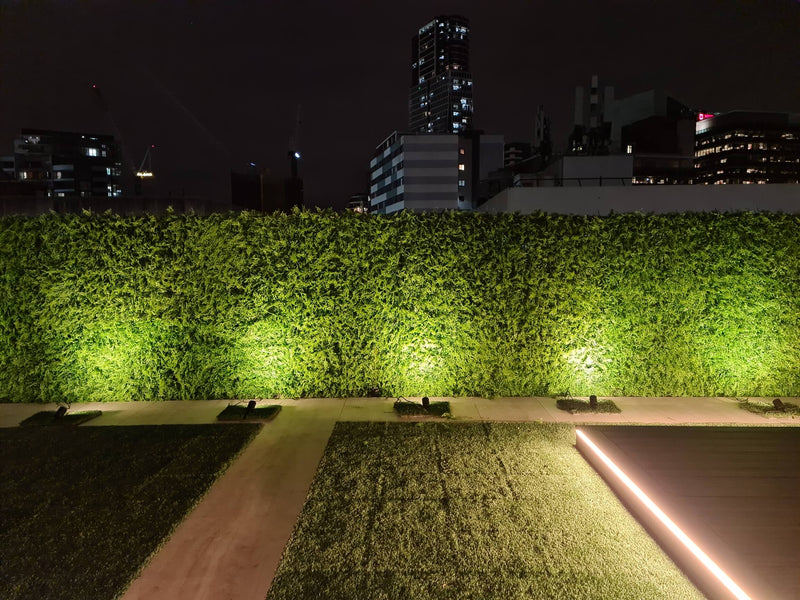 Designer Plants USA Lush Fern Artificial Green Wall 40" x 40" 11SQ FT Commercial Grade UV Resistant