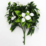 Designer Plants USA Artificial White Bougainvillea Flower Stem 12" Living Wall Insert
