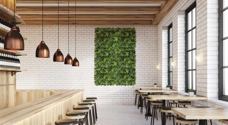 Designer Plants USA Luxury Flowering Hawaiian Sunrise Artificial Vertical Garden 40" x 40" 11SQ FT Commercial Grade UV Resistant