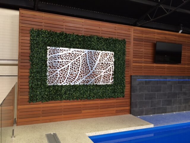 Designer Plants USA Premium Laurel Artificial Vertical Garden Wall 40x40 Commercial Grade