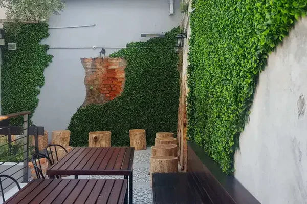 Designer Plants USA Jasmine Artificial Green Wall 40" x 40" Commercial Grade UV Resistant