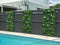 Designer Plants USA Luxury Snowy White Artificial Vertical Garden 40 x 40 Commercial Grade