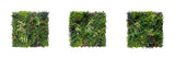 Designer Plants USA Evergreen Triptych Vertical Garden Wall Set 3 Pieces UV Resistant