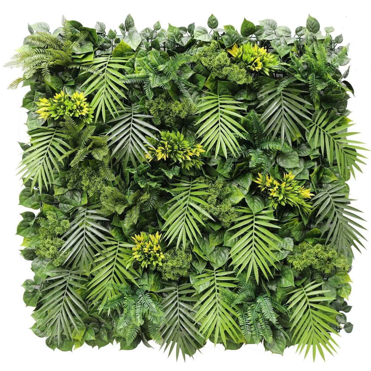 Designer Plants USA Luxury Flowering Hawaiian Sunrise Artificial Vertical Garden 40" x 40" 11SQ FT Commercial Grade UV Resistant