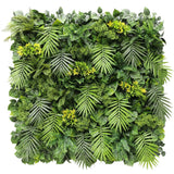 Designer Plants USA Luxury Flowering Hawaiian Sunrise Artificial Vertical Garden 40" x 40" 11SQ FT Commercial Grade UV Resistant