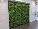Designer Plants USA Luxury Country Fern Artificial Vertical Garden 40" x 40" 11SQ FT Commercial Grade UV Resistant