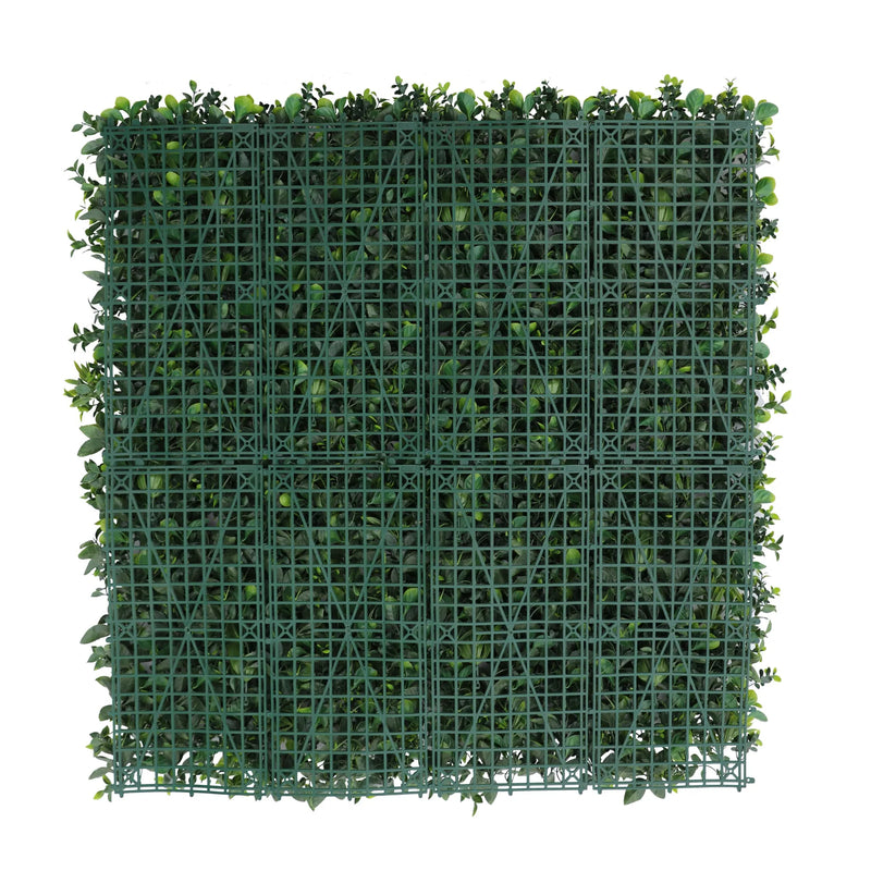 Designer Plants USA Luxury Green Tropics Artificial Living Wall 40x40 Commercial Grade