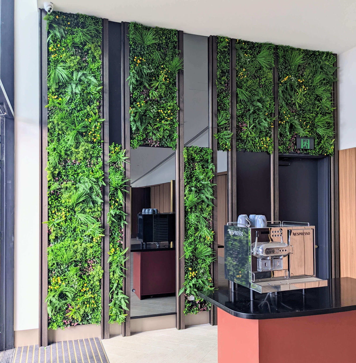 Designer Plants USA Luxury Country Fern Artificial Vertical Garden 40" x 40" 11SQ FT Commercial Grade UV Resistant