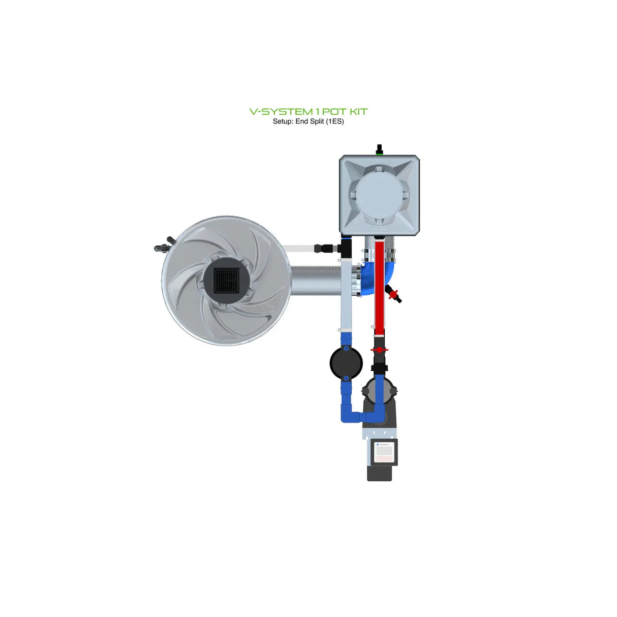 Alien Hydroponics V-SYSTEM 1 Pot Kit
