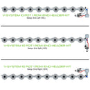 Alien Hydroponics V-SYSTEM 10 Pot 1 Row Kit