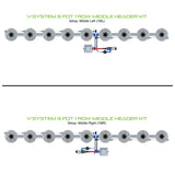 Alien Hydroponics V-SYSTEM 9 Pot 1 Row Kit