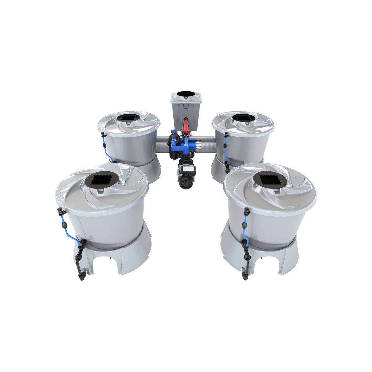 Alien Hydroponics V-SYSTEM 4 Pot 2 Row Kit