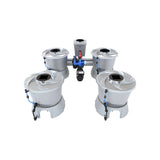 Alien Hydroponics V-SYSTEM 4 Pot 2 Row Kit
