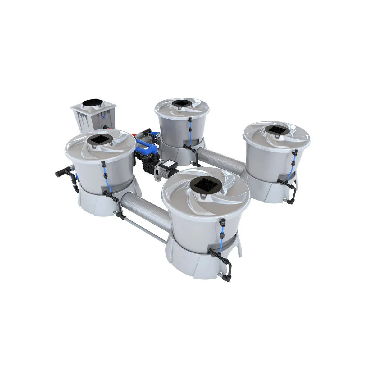 Alien Hydroponics V-SYSTEM 4 Pot 2 Row Kit