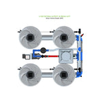 Alien Hydroponics V-SYSTEM 4 Pot 2 Row Kit