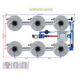 Alien Hydroponics V-SYSTEM 6 Pot 2 Row Kit