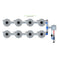 Alien Hydroponics V-SYSTEM 8 Pot 2 Row Kit