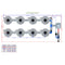 Alien Hydroponics V-SYSTEM 8 Pot 2 Row Kit