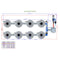 Alien Hydroponics V-SYSTEM 8 Pot 2 Row Kit